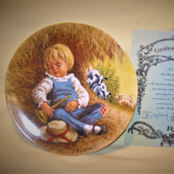 *** LITTLE BOY BLUE *** 1980 Collector's PLATE - Picture 1 of 1